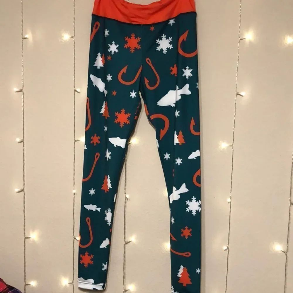 Xlusion Women’s Christmas Fishing Leggings